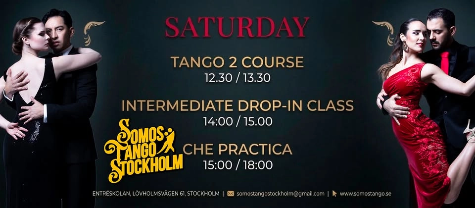 🌟A Full Saturday of Tango: Tango 2, Intermediate Class & CHE Practica🌟