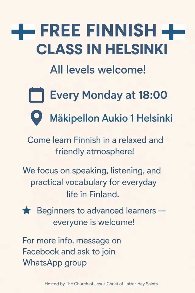FREE Finnish Class