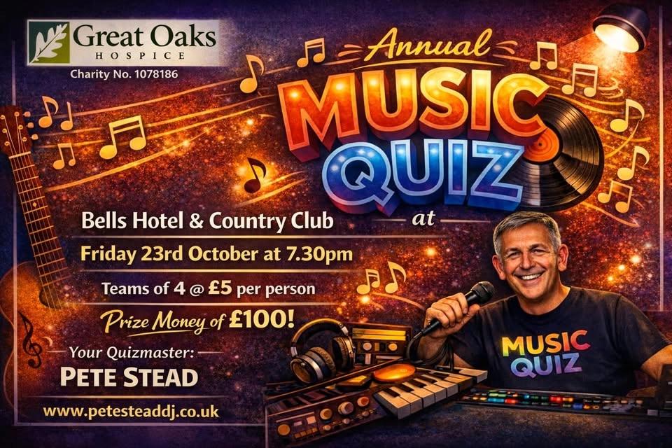 Great Oaks Hospice- Annual Music Quiz
