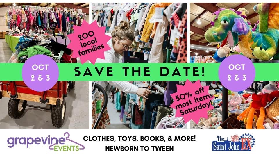 Grapevine Events' Fall/Winter Baby & Kids' Gear Pop Up Consignment Sale!