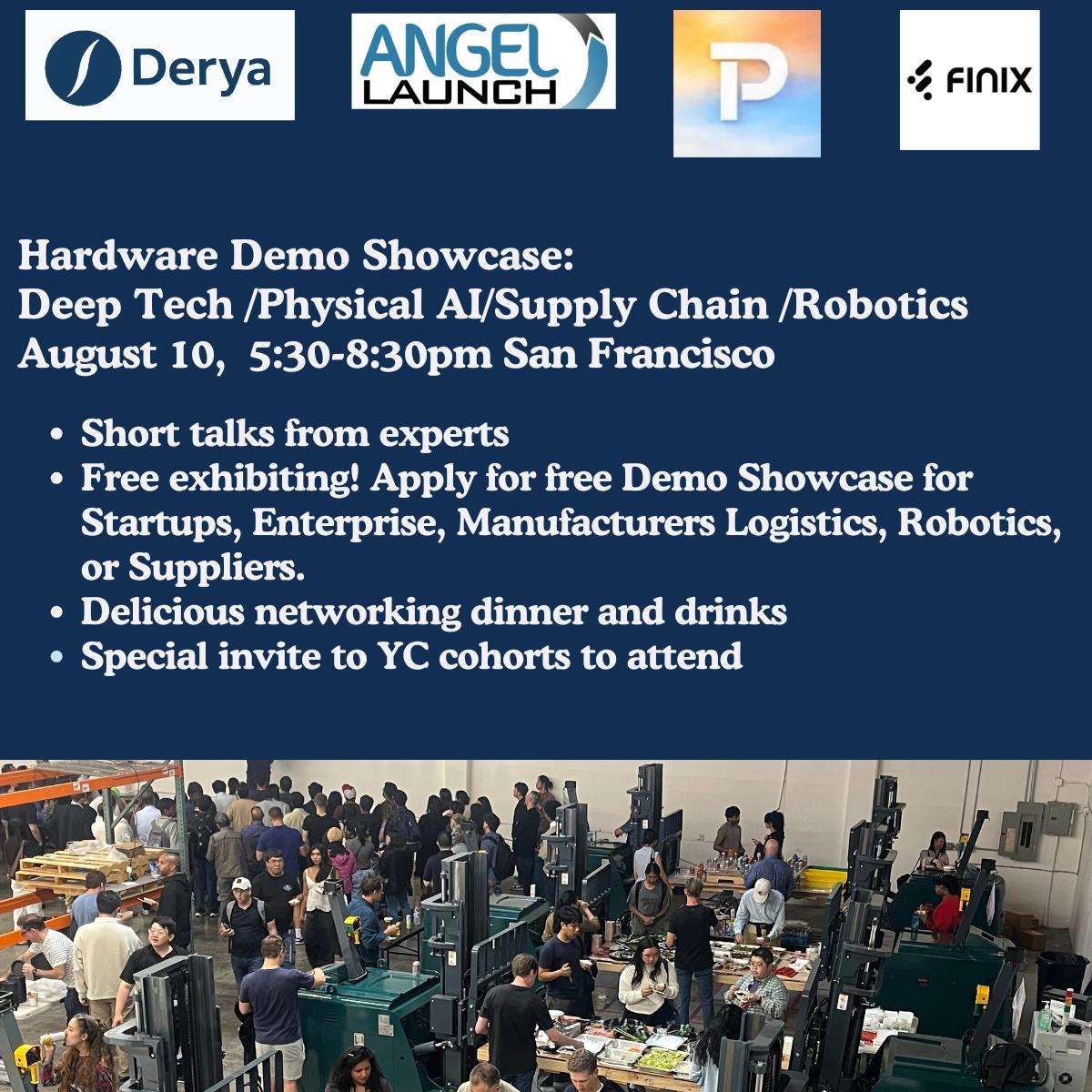 Physical AI Demo Showcase: Hardware/ Physical AI/ Robotics/ Supply Chain/ Manufacturing