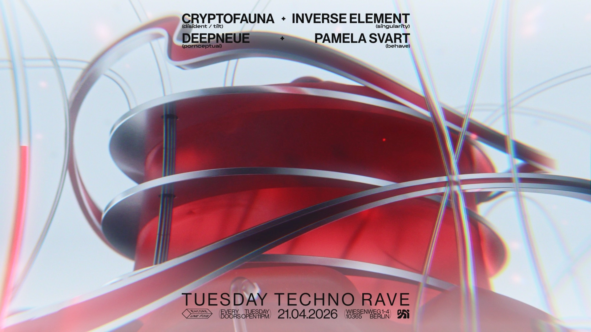 ✦encore.une.fois✦ / TUESDAY TECHNO RAVE