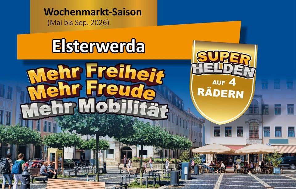 - SUPERHELDEN auf dem Wochenmarkt - (Elsterwerda)