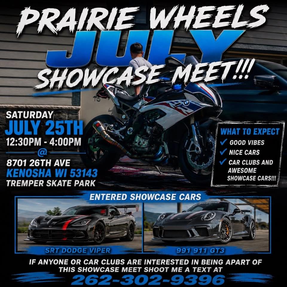 Prairie wheels:July showcase meet!!!