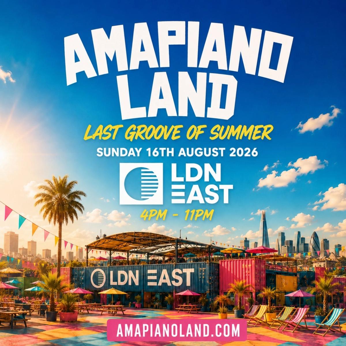 AMAPIANOLAND - End of Summer Afrobeats & Amapiano Day Festival