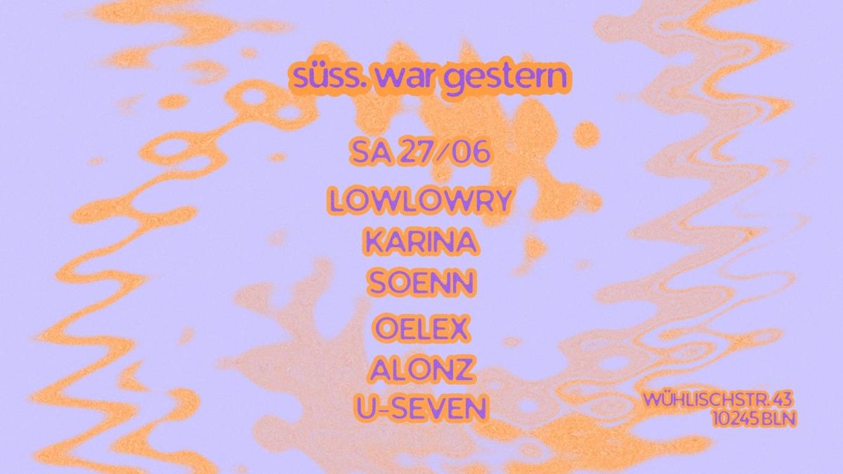 Samstag ist süsser