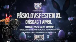 SUPERONSDAG 1 APRIL – DIEGO X MAMI @ PÅSKLOVSFESTEN XL – GRATIS ENTRÉ 🐣🔥