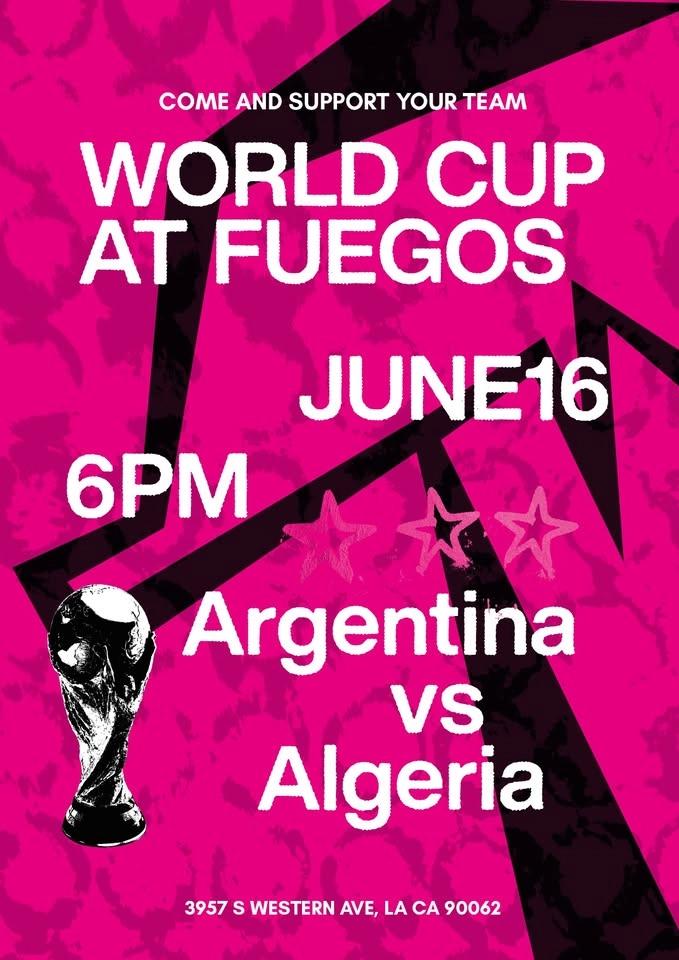 World Cup Viewing Argentina Vs Argelia