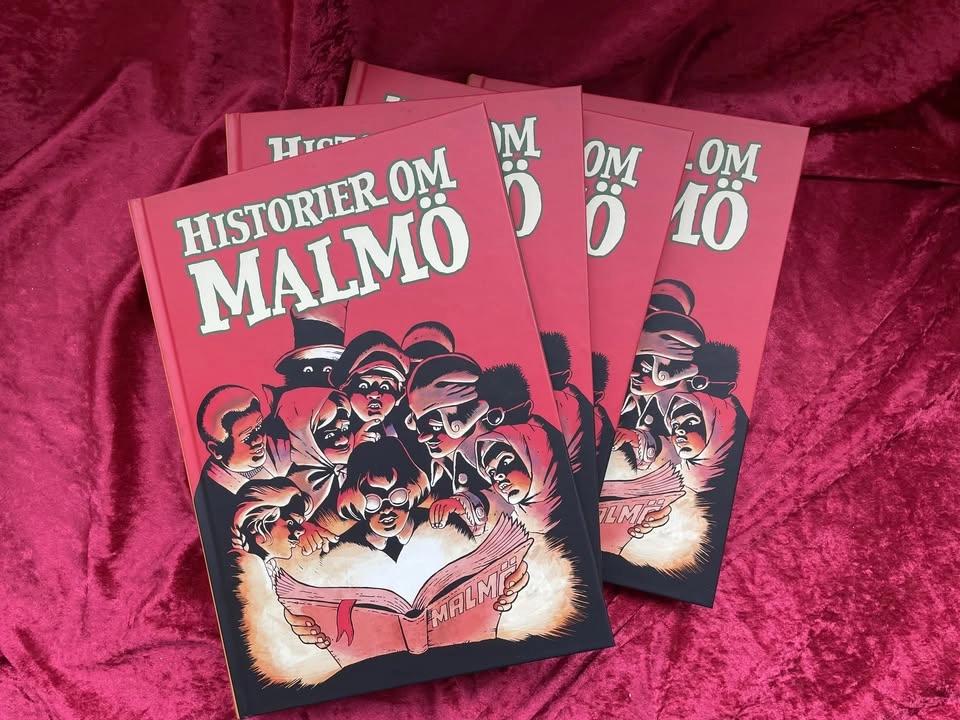 Signering av Historier om Malmö på Science Fiction bokhandeln