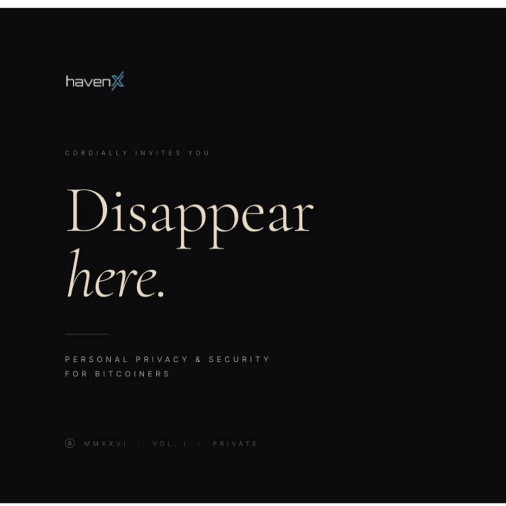 Disappear Here: Personal Privacy & Security for Bitcoiners | PubKey NYC