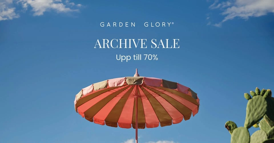 Archive Sale a la Garden Glory