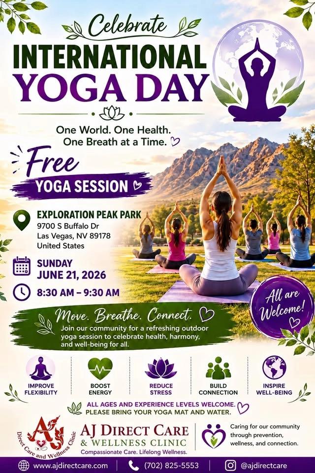 Free Yoga Session on International Yoga Day