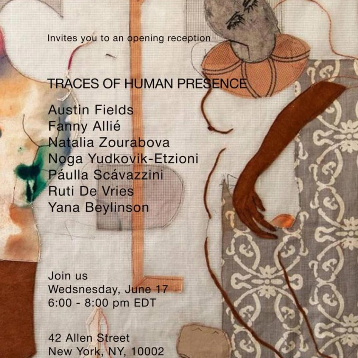 Opening Reception: Traces Of Human Presence