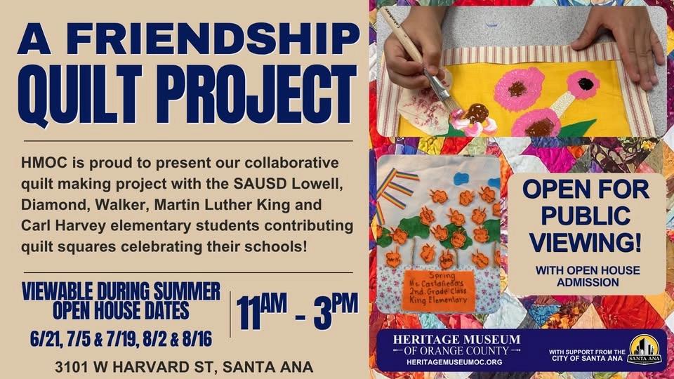 HMOC x SAUSD Collaborative School Quilt Project Exhibit