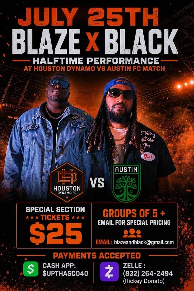BLAZE X BLACK LIVE HALFTIME PERFORMANCE