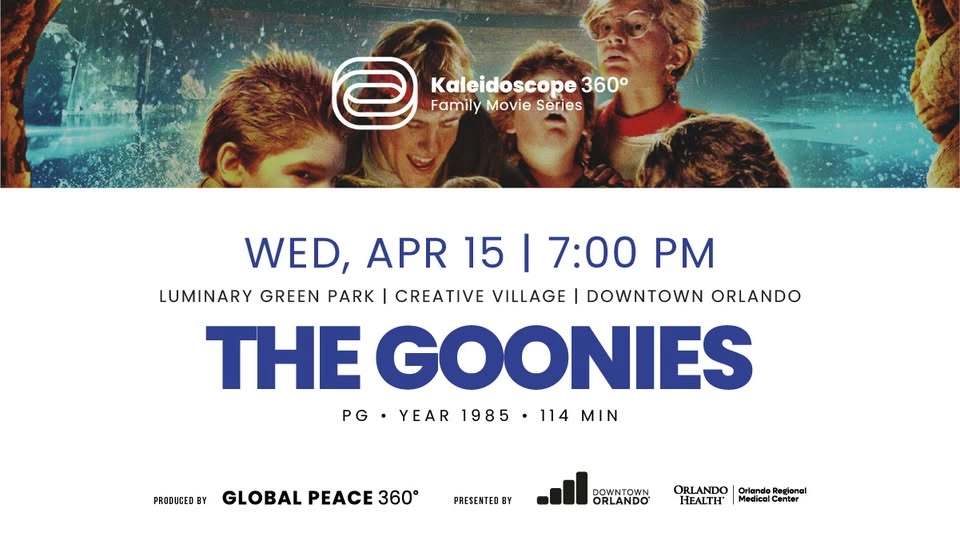 Kaleidoscope 360° & Luminary Market Movie Night: The Goonies