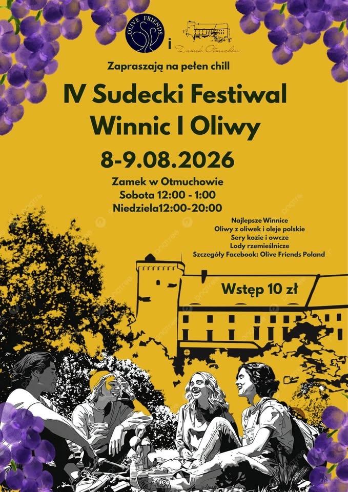 🎉 IV SUDECKI FESTIWAL WINNIC I OLIWY 🍷🫒