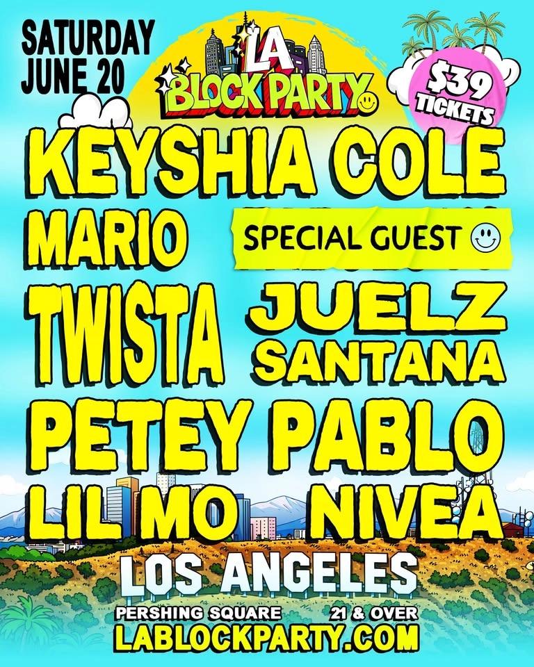LA Block Party: Keyshia Cole, Mario, Twista, Julez Santana, Petey Pablo & more