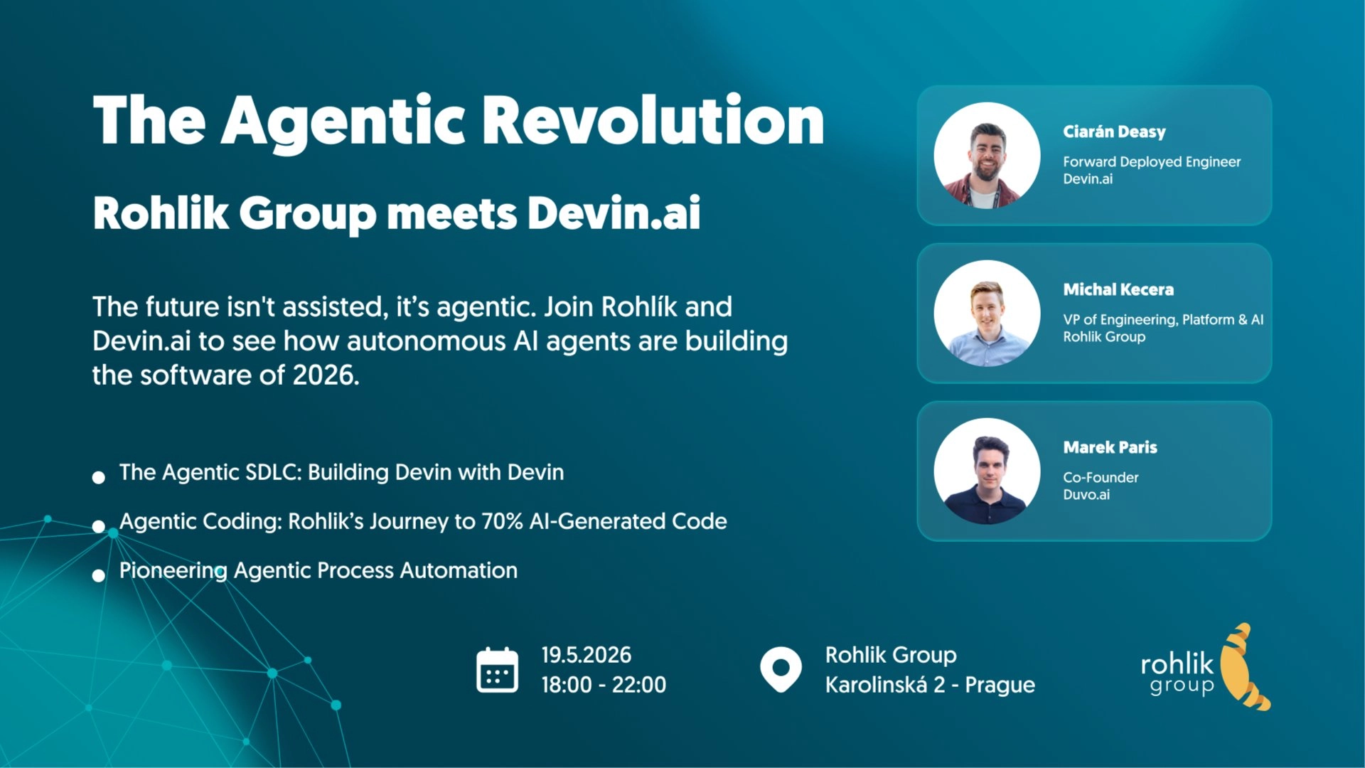 The Agentic Revolution: Rohlik Group meets Devin.ai