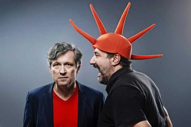 Bohumil Pečinka & Petros Michopulos: Kecy a politika – live