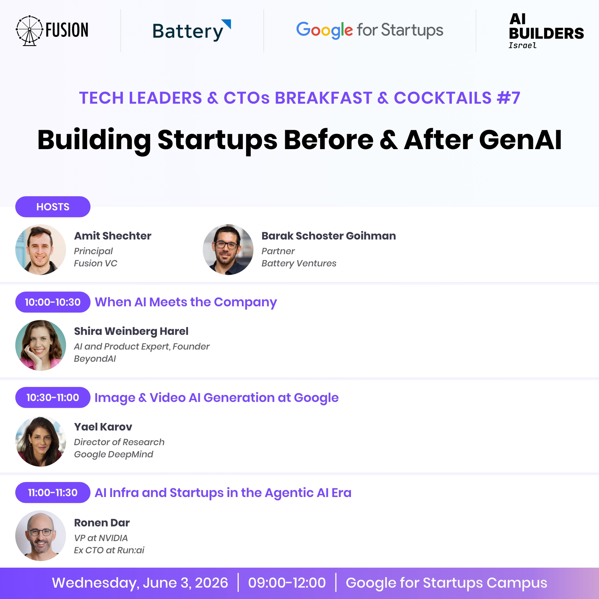 Building Startups Before & After GenAI - Tech Leaders & CTOs Breakfast & Cocktails #7
