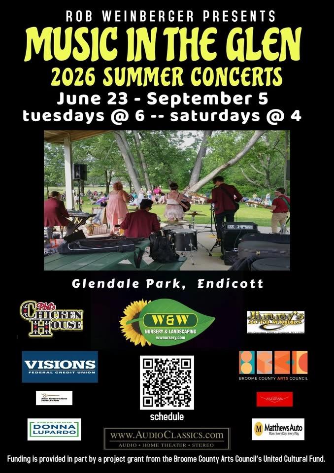 Music in the Glen 2026 Concert Season