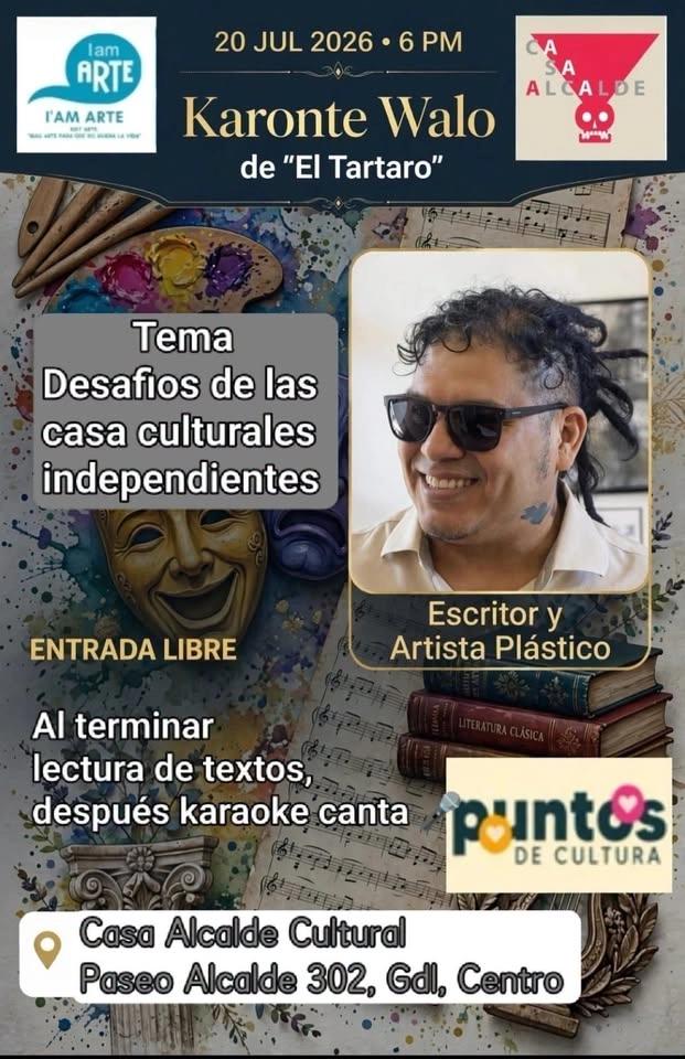Charla "Desafíos de las casas culturales independientes" + Micro abierto para literatura y canto
