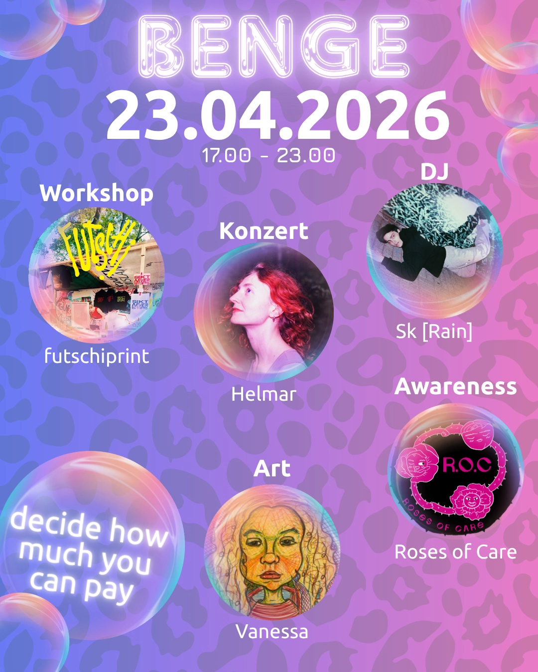BENGE - FLINTA*-Event (Workshop, Konzert, DJ) - Donation-based