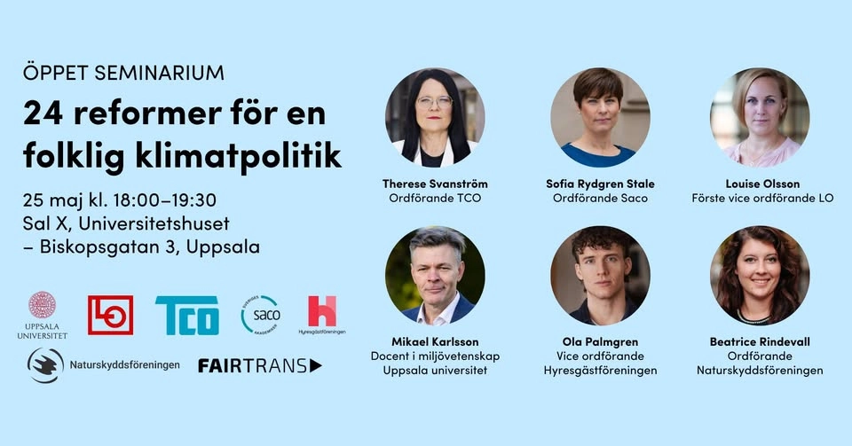 24 reformer för en folklig klimatpolitik