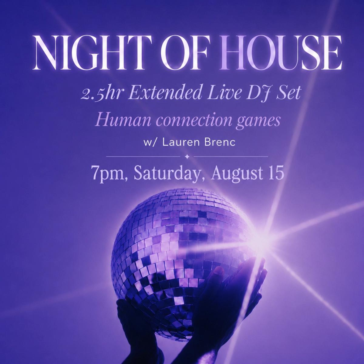 MUD\WTR :club x The Oracle Project: NIGHT OF HOUSE