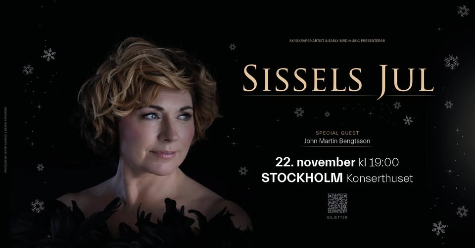 SISSELS JUL 2026 | Konserthuset, STOCKHOLM | 22.11.26