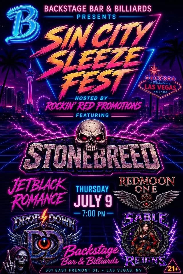 SIN CITY SLEEZE FEST Hosted by Rockin' Red Promotions