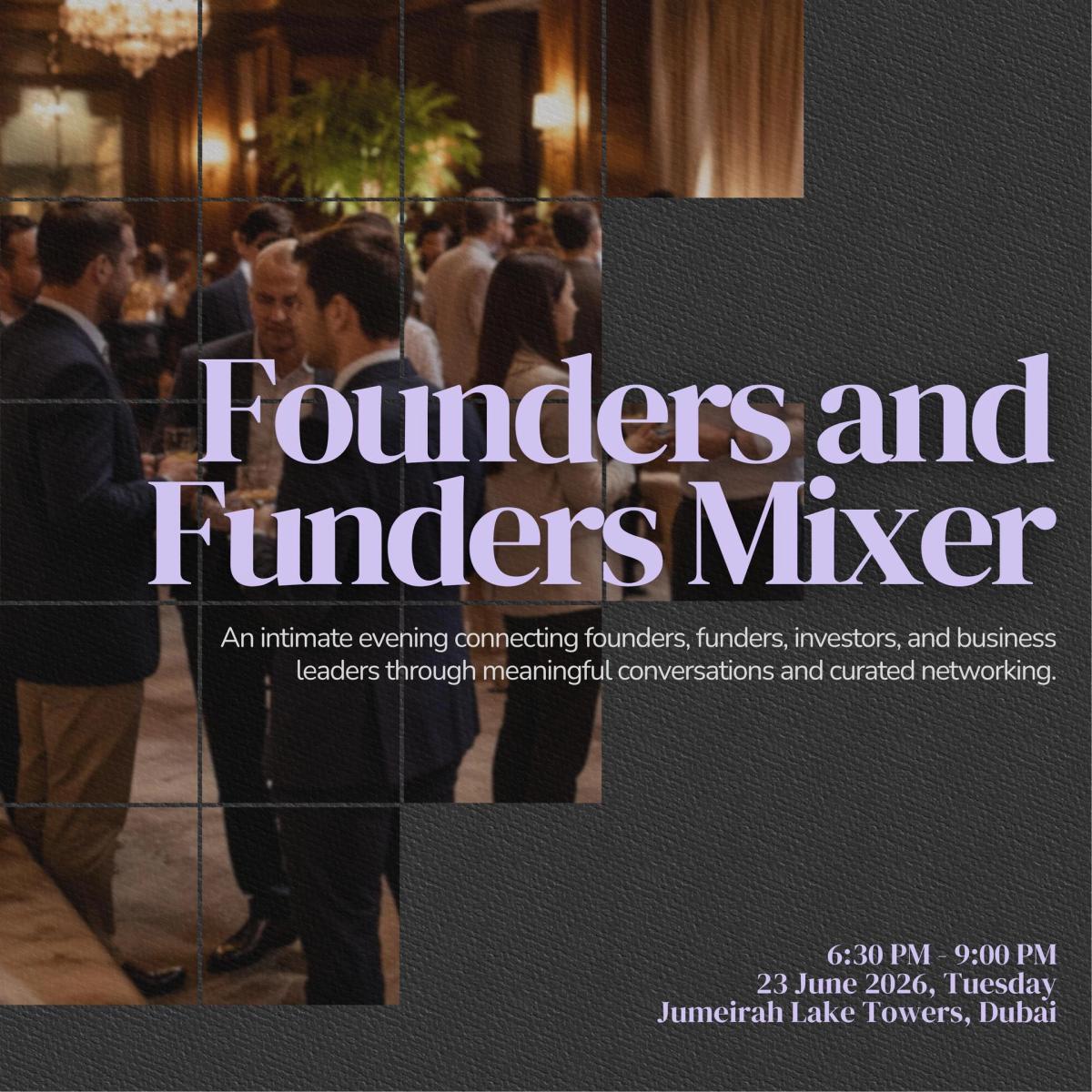 Founders and Funders Mixer