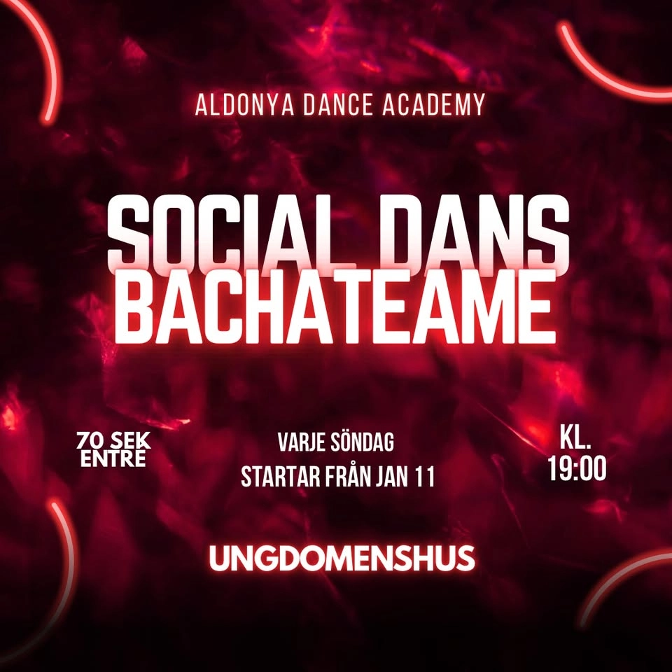 ★Bachataeame Social Dans & Bachata Workshop varje söndag med Moe & Johanna★