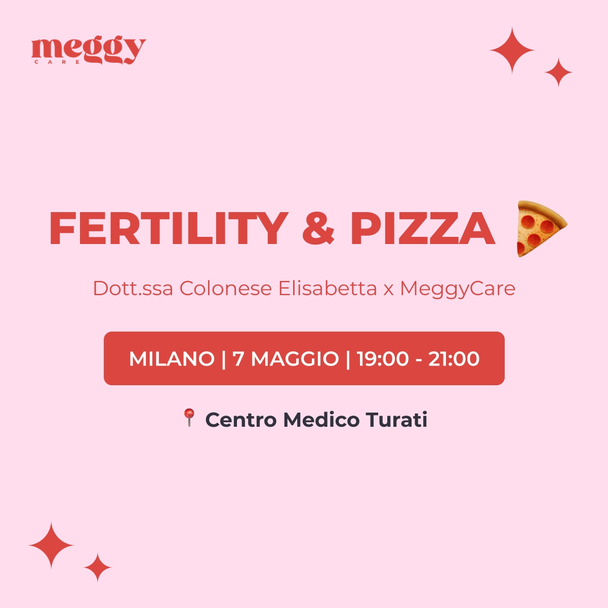 Fertility & Pizza a Milano | MeggyCare x Dott.ssa Elisabetta Colonese