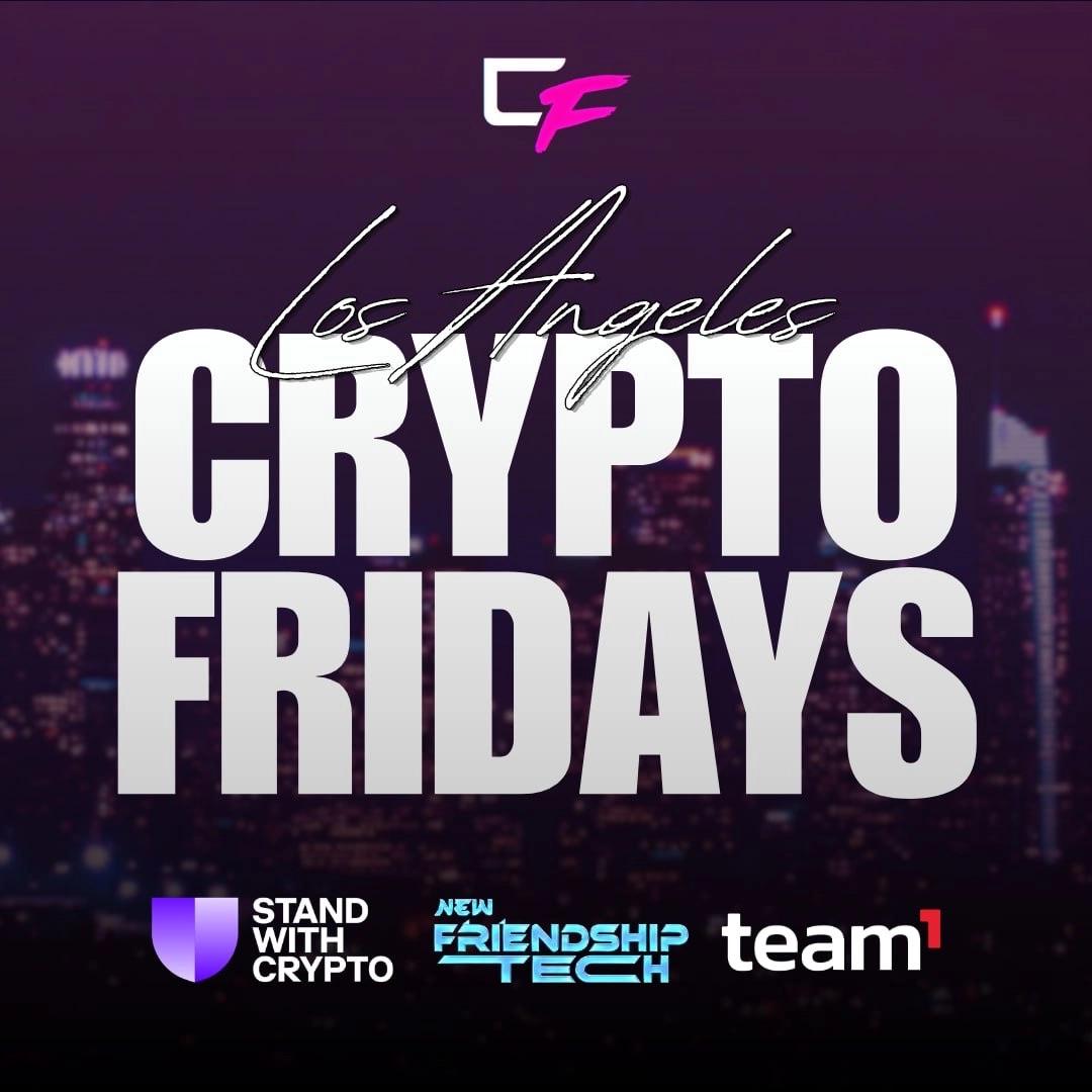 New Friendship Tech x CryptoFridays x StandWithCrypto x Avalanche Team1