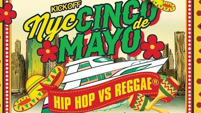 NYC PRE CINCO DE MAYO HIP HOP VS. REGGAE® SATURDAY SUNSET CRUISE PIER 36
