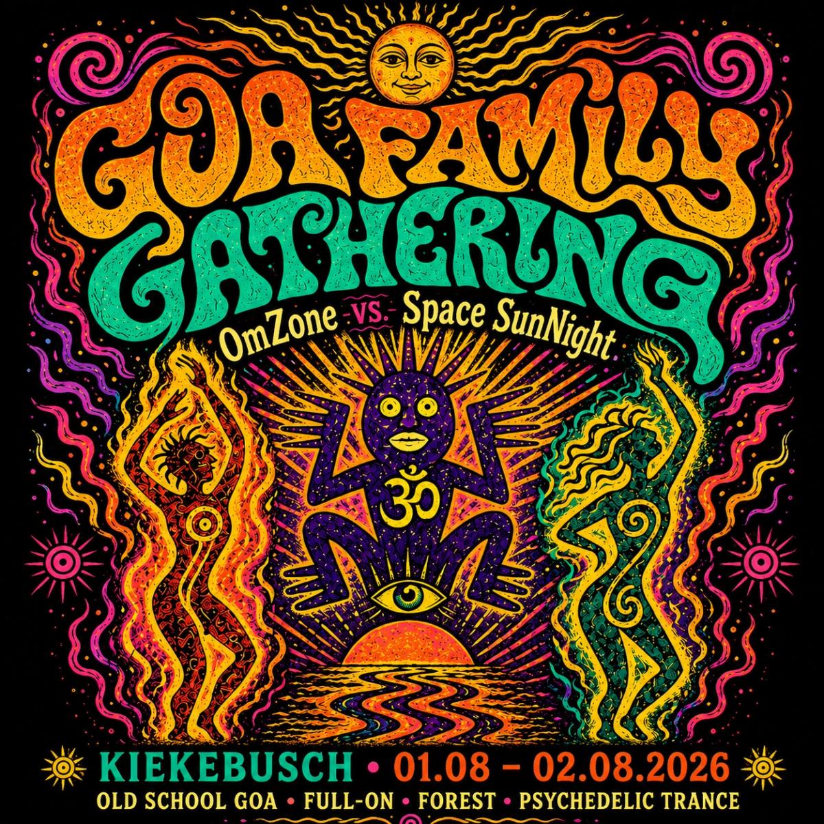 Free GOA Family Gathering ॐ S.U.N. Project Live ॐ Morioun ॐ Second Side ~ Goa-Trance