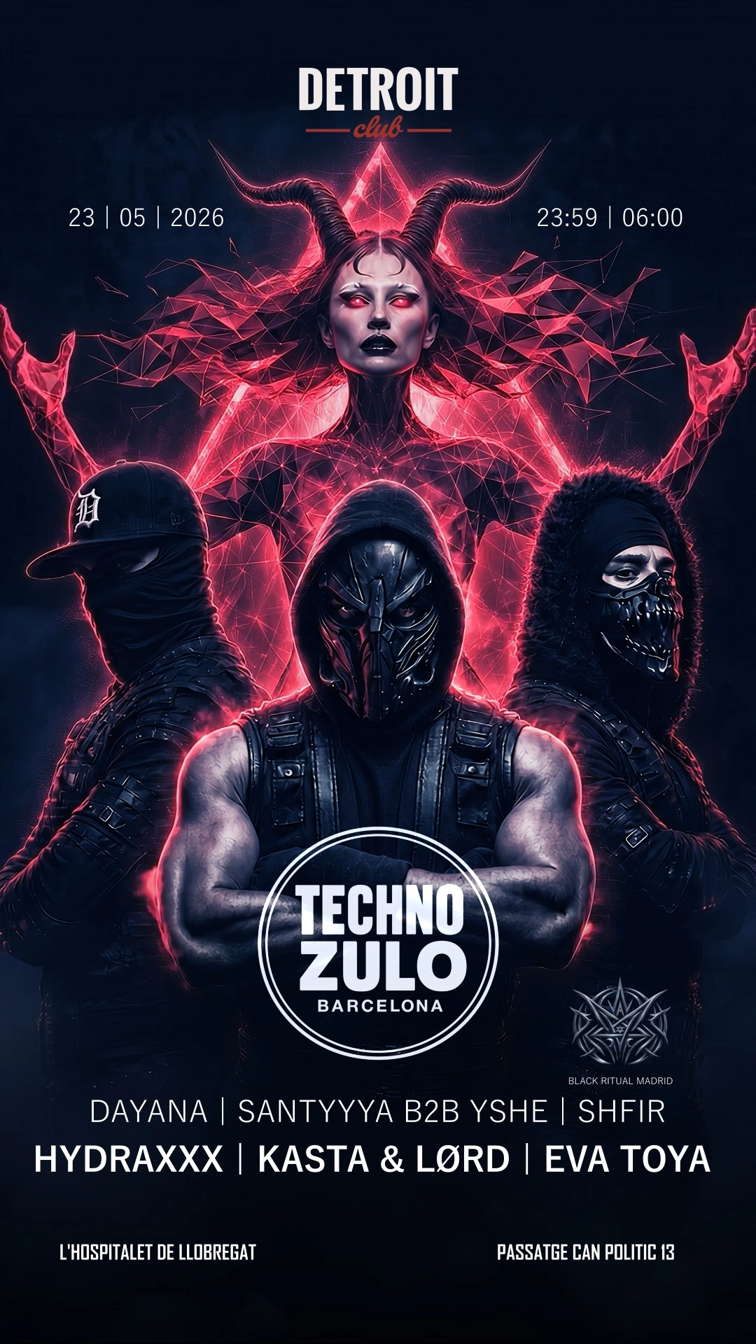 TechnoZulo Barcelona x BlackRitual Madrid
