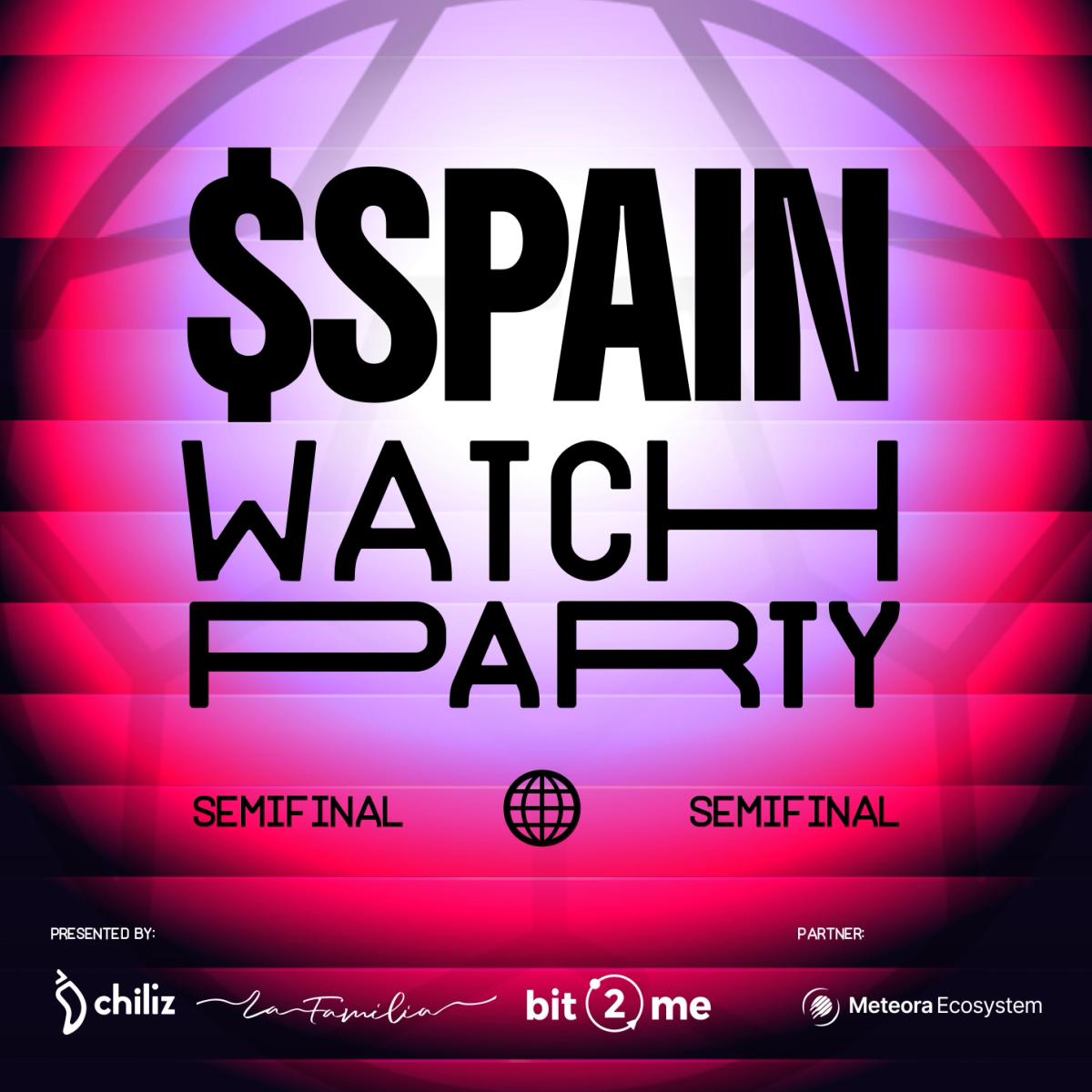 $SPAIN Semifinal Watch Party: Madrid Edition