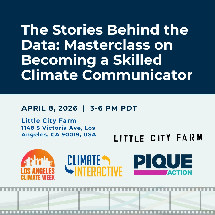The Stories Behind the Data: Masterclass on Becoming a Skilled Climate Communicator
