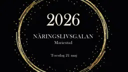 Näringslivsgalan Mariestad 2026