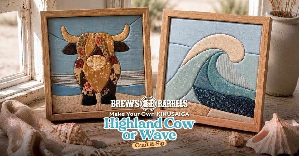 Kinusaiga Highland Cow or Wave at Brews & Barrels - Montgomery County, MD