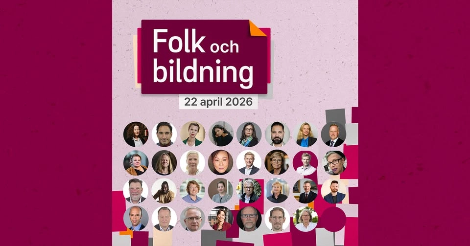 Folk och bildning 2026 – livesänd konferens