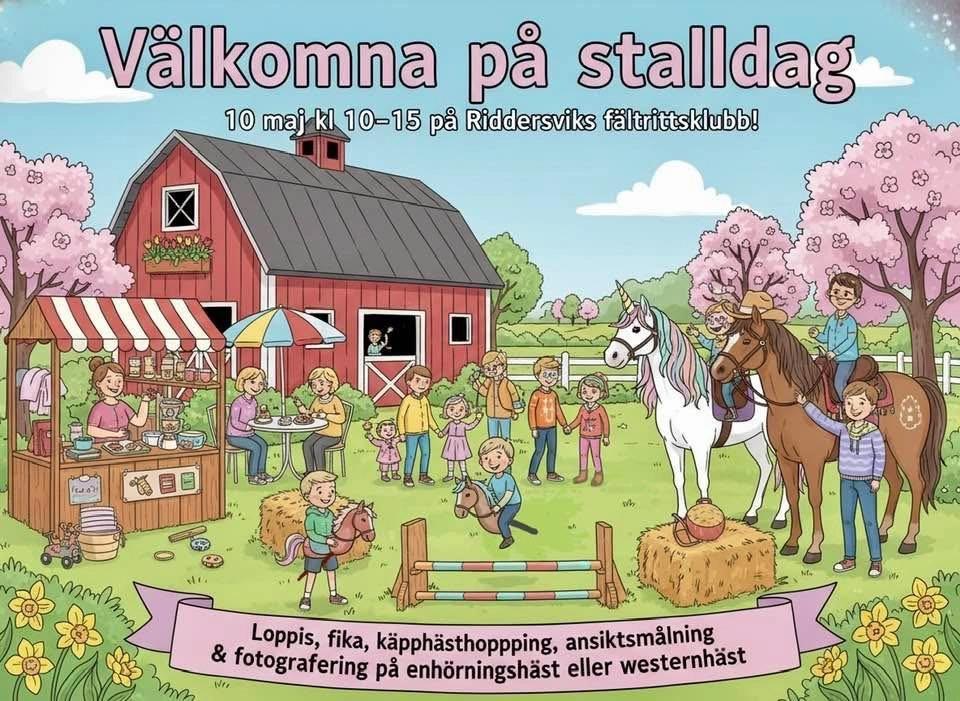 Stalldag med roliga aktiviteter för hela familjen