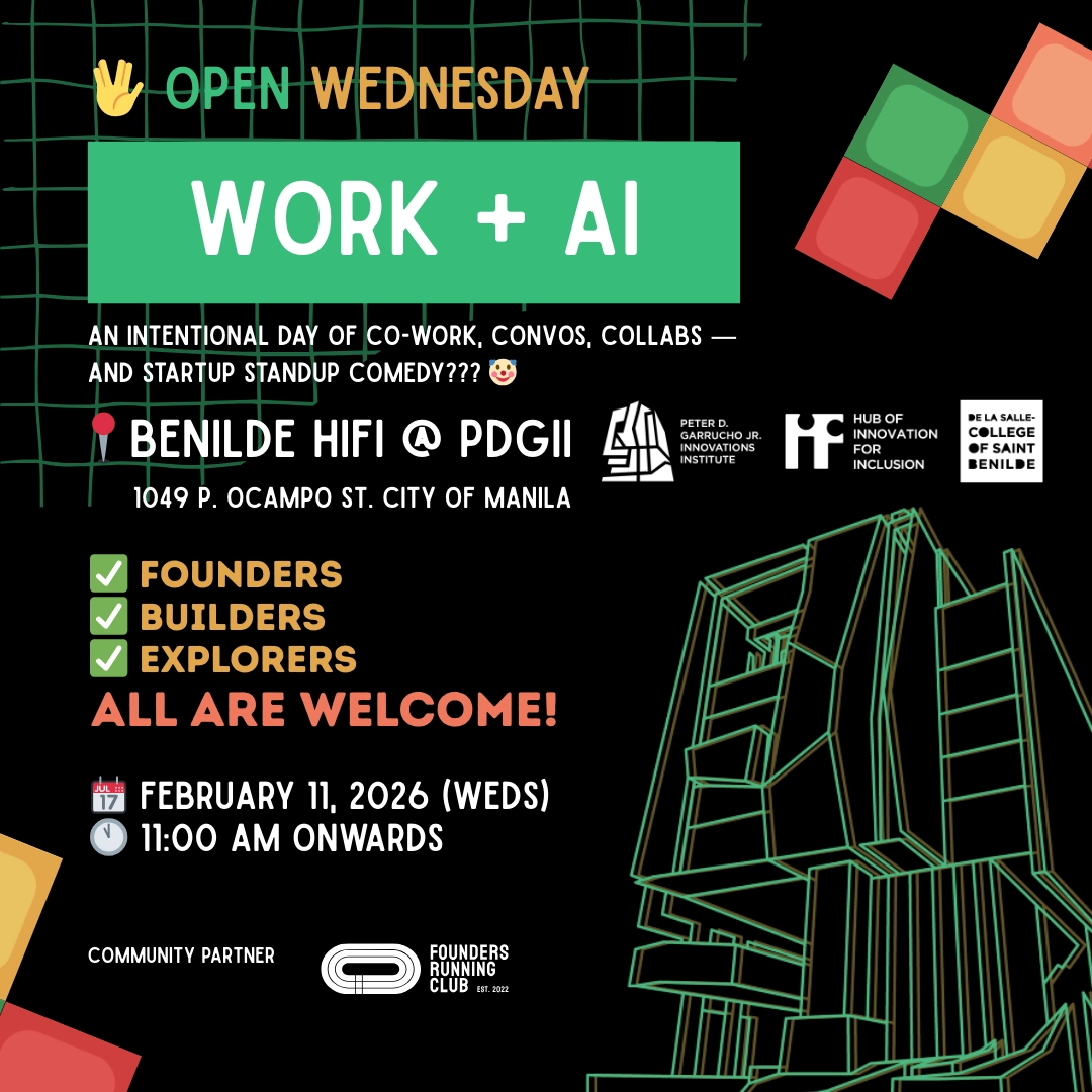 Open Wednesday: WORK + AI @ Benilde HiFi