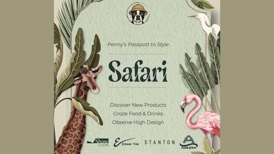 🦁 Design Night- Penny's Passport to Style: Safari Edition