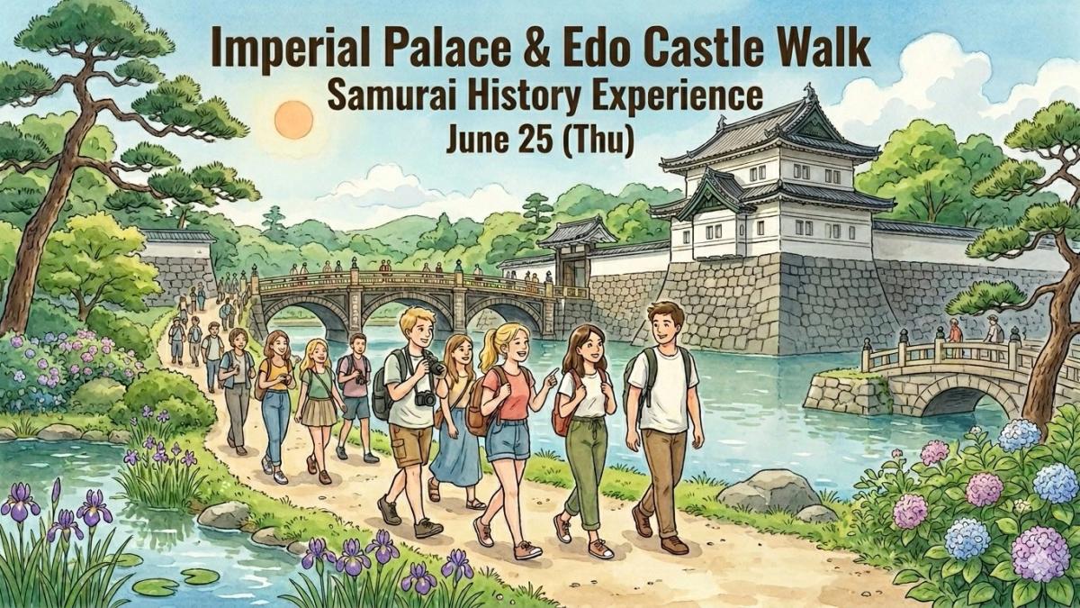 🏯🗡️ Imperial Palace & Edo Castle Walk 🚶♂️🚶♀️ Samurai History Experience