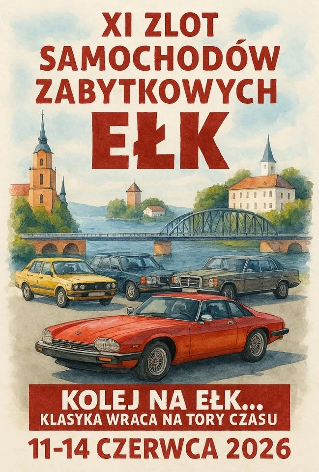 XI Zlot Samochodów Zabytkowych na Warmii i Mazurach