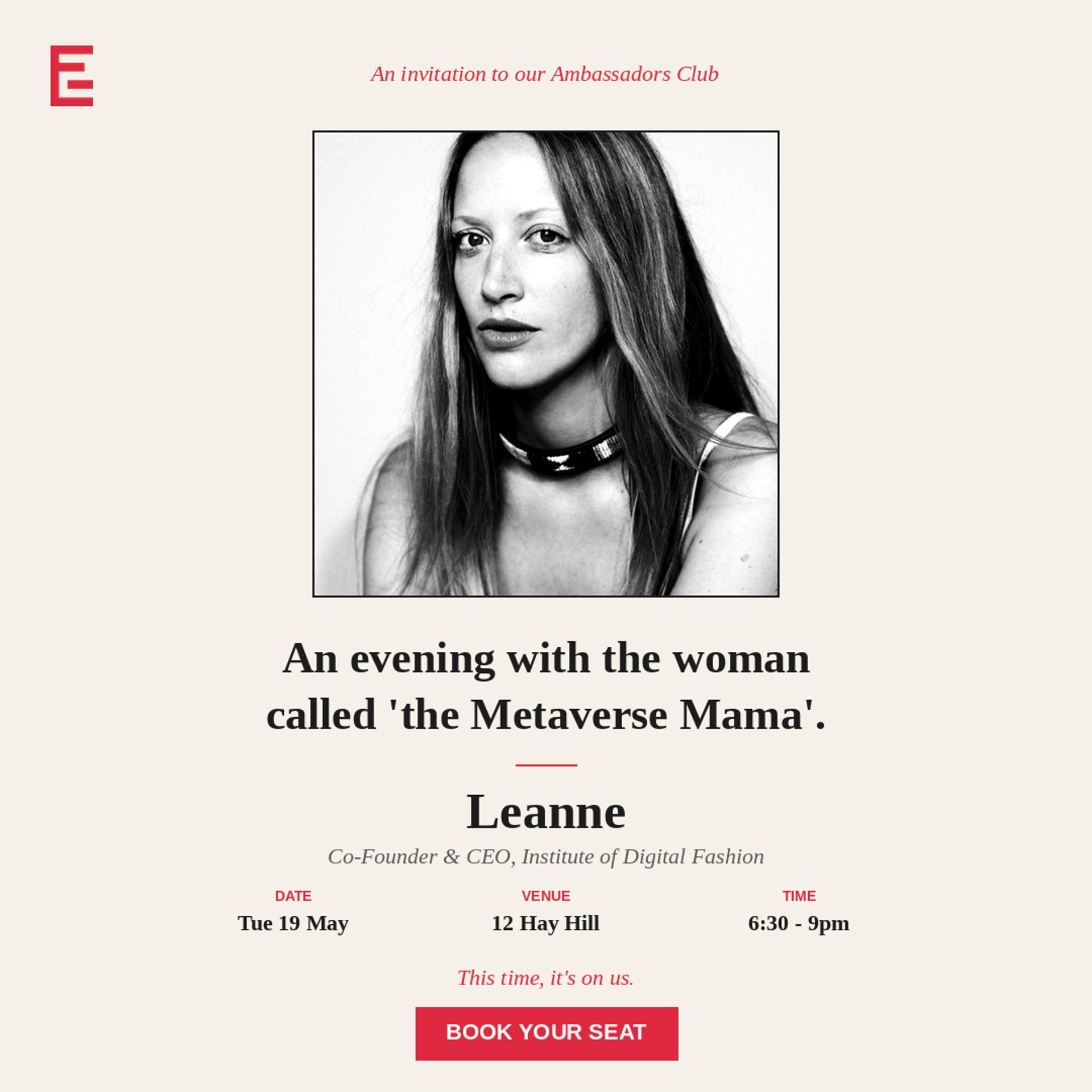 Ambassadors Club with Leanne Elliott Young